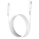 Hoco charging/data cable PD Lightning 1m Trendy white
