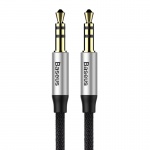Baseus Yiven Series audio cable 3.5mm Jack 1m, silver-black