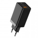 Baseus GaN2 Pro QC 2C-U 65W EU Black (Fast Charging Cable Type-C to Type-C 100W 1m Black)
