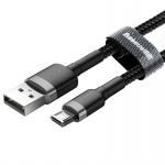 Baseus Cafule Cable USB for Micro 2.4A 0.5M Grey-Black