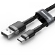 Baseus Cafule charging / data cable USB to USB-C 3A 0.5m gray-black