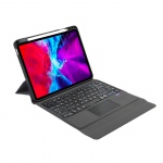 COTEetCI PU Case with Czech Keyboard for Apple iPad Pro 12.9 2020 / 2021 Black