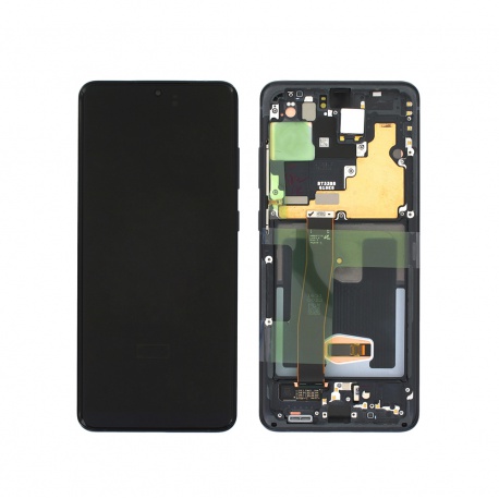 LCD + dotyk + rámeček pro Samsung Galaxy S20 Ultra G988 Awesome černá (Service Pack)