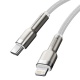 Baseus Cafule Series charging / data cable USB-C to Lightning PD 20W 1m, white