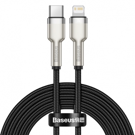 Baseus Cafule Series charging / data cable USB-C to Lightning PD 20W 2m, black