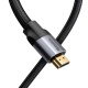 Baseus kabel 4K HDMI Enjoyment series 3m tmavě šedá