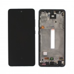 LCD + dotyk + rámeček pro Samsung Galaxy A52 4/5G A525/526 Awesome černá (Service Pack)
