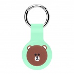 RhinoTech Kid´s Silicone Case for Apple AirTag Green/Bear