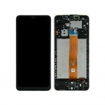 LCD + touchscreen + frame for Samsung Galaxy A12 A125 2020 black (Aftermarket)