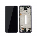 LCD + dotyk + rámeček pro Samsung Galaxy A52 4/5G A525/526 fialová (Service Pack)