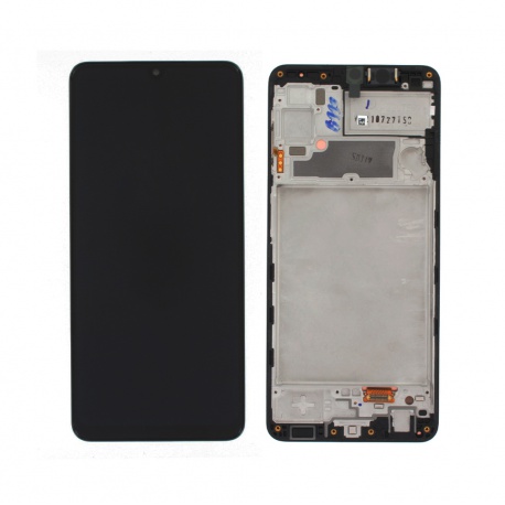 LCD + touch + frame for Samsung Galaxy A22 4G 2021 A225 black (Service Pack)