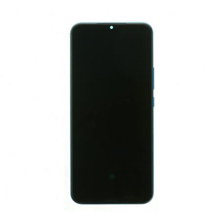 LCD + dotyk + rámeček pro pro Xiaomi Mi 10 Lite Assembled Aurora modrá (OEM)