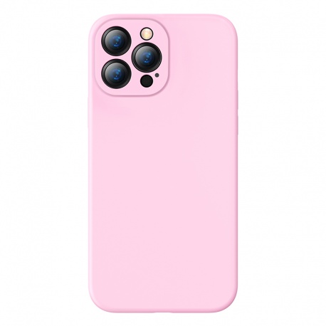 Baseus case for iPhone 13 Pro Liquid Gel pink