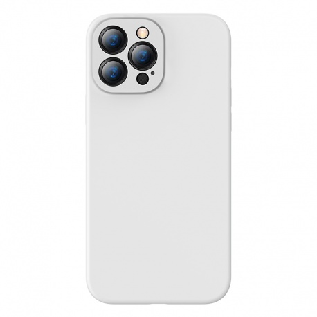 Baseus pouzdro pro iPhone 13 Pro Max Liquid Gel bílá