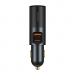 Baseus Share Together Fast Charge Car Charger with 12-24V Expansion Port U+C 120W Gray