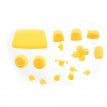 PS5 náhradní plastová tlačítka 16ks žlutá