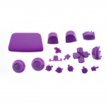 PS5 replacement plastic buttons 16pcs purple