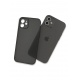 Ultratenké matné TPU pouzdro pro iPhone 13 Pro Max transparetní černá