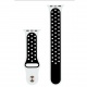 RhinoTech sports strap for Apple Watch 42/44/45/49mm, White-black