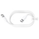 Hoco high-speed charging/data cable 100W USB-C/USB-C High-Power 1m white