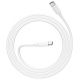 Hoco high-speed charging/data cable 100W USB-C/USB-C High-Power 1m white
