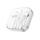Hoco sluchátka s olvádáním hlasitosti a mikrofonem Lightning M1 Max Crystal bílá