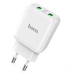 Hoco N6 Charmer Dual Port QC3.0 Charger (EU) White