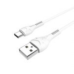 Hoco Cool Power Charging Data Cable for Type-C 1M White