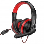 Hoco W103 Magic Tour Gaming Headphones Red-Black