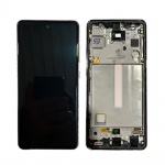 LCD + touch + frame for Samsung Galaxy A52s 5G A528 2021 black (Service Pack)