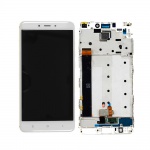 LCD + touch + frame for Xiaomi Redmi Note 4 / 4X (MediaTek) white (OEM)