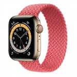 COTECi nylonový řemínek 161 mm pro Apple Watch 38/40/41mm zářivě růžová