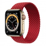 COTECi nylonový řemínek 157 mm pro Apple Watch 42/44/45/49mm červená