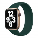COTEetCI Liquid Silicone Band 160 mm For Apple Watch 38/40/41 mm Green Pine Needles