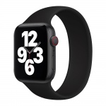 COTECi Liquid Silicone Band 160 mm For Apple Watch 42/44/45 mm Black