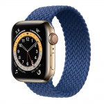 COTECi nylon strap 161 mm for Apple Watch 38/40/41mm in Atlantic Blue
