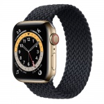 COTECi nylonový řemínek 170 mm pro Apple Watch 42/44/45/49mm černá