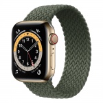 COTECi nylonový řemínek 145 mm pro Apple Watch 42/44/45/49mm zelená