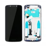 LCD + Touch + Frame for Motorola G6 Play Black (Service Pack)