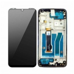LCD + dotyk + rámeček pro Motorola G8 Plus tmavě modrá (Service Pack)