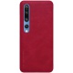 Nillkin leather flip case for Xiaomi Mi 10 Pro Qin red