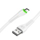 Mcdodo nabíjecí / datový kabel USB-C s LED světlem 1,8 m Flying Fish Series bílá