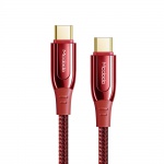 Mcdodo nabíjecí / datový kabel USB-C na USB-C 100W 2m, červená