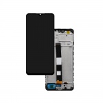 LCD + touch + frame for Xiaomi Redmi 9A / 9C black (Service Pack)