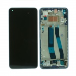 LCD + dotyk + rámeček pro Xiaomi Mi 11 Lite modrá (OEM)