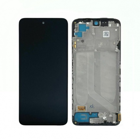 LCD OLED + dotyk + rámeček pro Xiaomi Redmi Note 10 4G / 10S Assembled Tarnish (OEM)