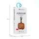 COTECi hard case for AirPods 3 brown