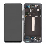 LCD + touch + frame for Samsung Galaxy S21 FE G990 gray (Service Pack)