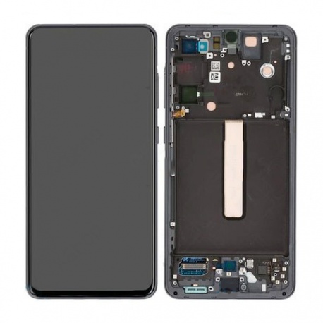 LCD + dotyk + rámeček pro Samsung Galaxy S21 FE G990 šedá (Service Pack)