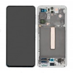 LCD + Touch + Frame for Samsung Galaxy S21 FE G990 White (Service Pack)